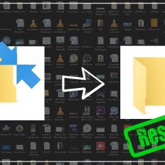 How to remove Double Blue Arrows from every icons – Windows 10 (FIXED)