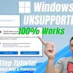 How to Install Windows 11 to Unsupported PC (Released Version October 5)