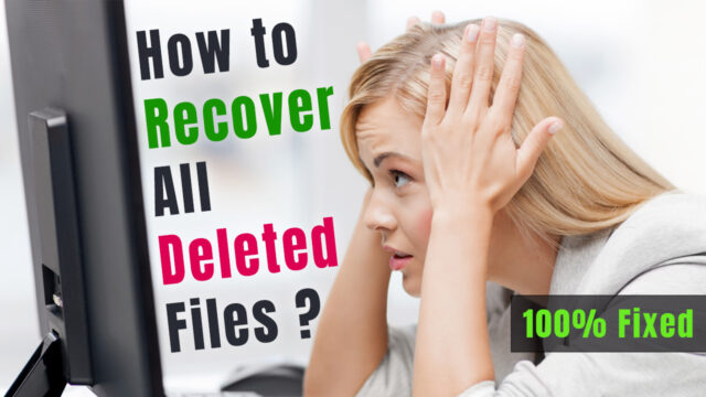 How to Recover Deleted Photos from USB drive – Tutorial 2021