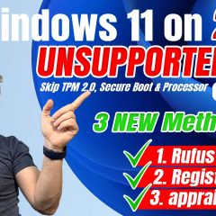 3 New Methods to Install Windows 11 on Unsupported PC on 2022 [Officially]