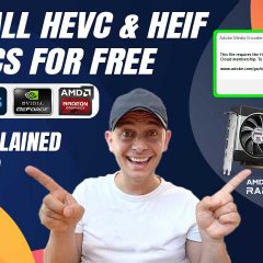 How to Fix HEVC and HEIF Extensions Adobe Premier Pro