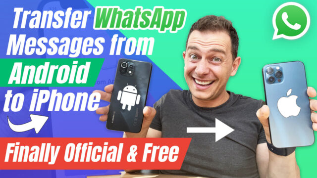 How to Transfer WhatsApp Chat from Android to iPhone (Official Free) 2022