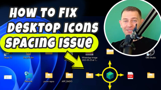 How to Fix Desktop Icon Spacing Issue on Windows 11