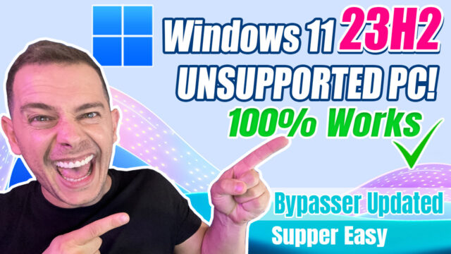 How to Install Windows 11 23H2 on Unsupported PC (New Method 2023)