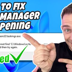 How to Fix Task Manager not Opening on Windows 10 or 11 (Resolved) 2024