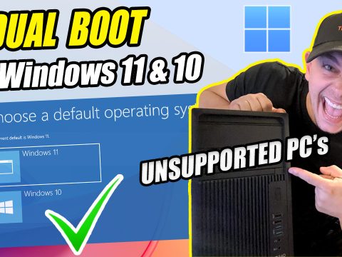 How to Dual Boot Windows 11 24H2 with Windows 10 on the Same Drive (Unsupported PC)