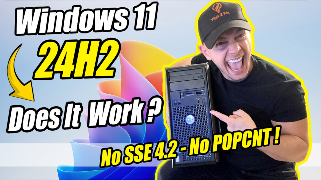 How to Run Windows 11 on Older PCs Without SSE 4.2 & POPCNT Support!
