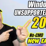 How to Install Windows 11 on Unsupported PC in 2025 (New Easiest Method, No CMD)