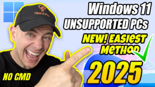 How to Install Windows 11 on Unsupported PCs (2025) – Easiest Updated Method!