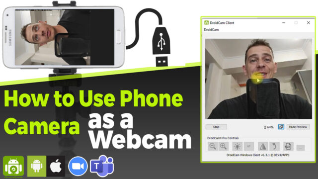 How to Use Phone Camera as Webcam – DroidCam (The Easiest Way)