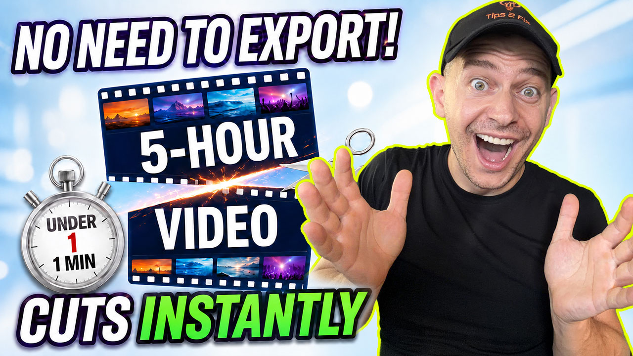 How to Cut Large Video Files in Seconds Without Re-Encoding (Step by Step)